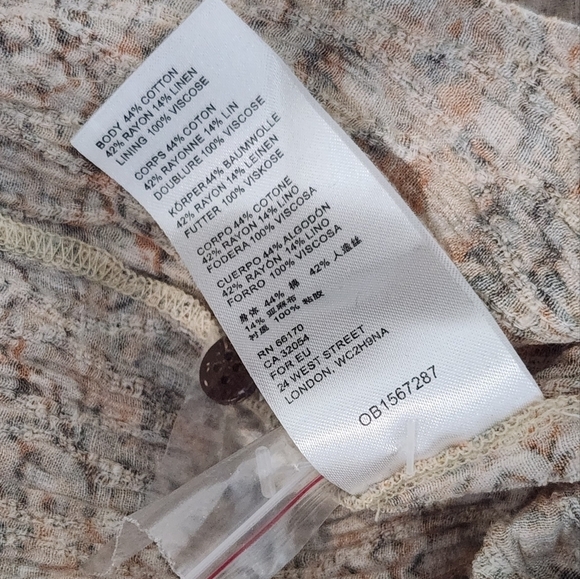 New!Free People Farrah‎ Bohemian Printed Dress - Picture 13 of 14